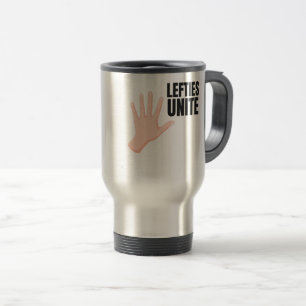 Taza De Viaje Lefties Unite Izquierda Lefty Gift