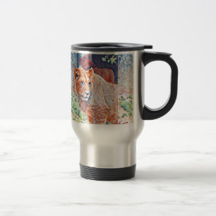 Taza De Viaje león acuarell