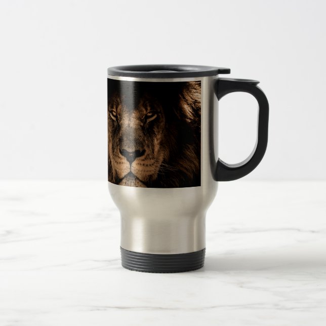 Taza De Viaje león africano mane eye (Derecha)