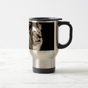Taza De Viaje León de Sepia