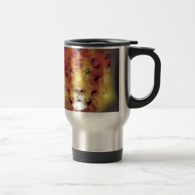 Taza De Viaje León fractal (Derecha)