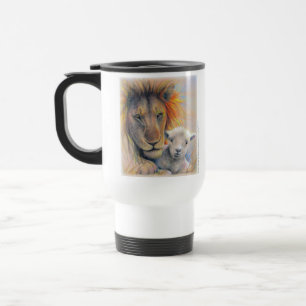 Taza De Viaje "León y cordero" Traveller Mug