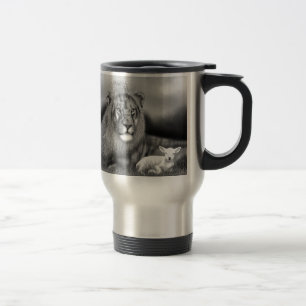 Taza De Viaje León y el cordero