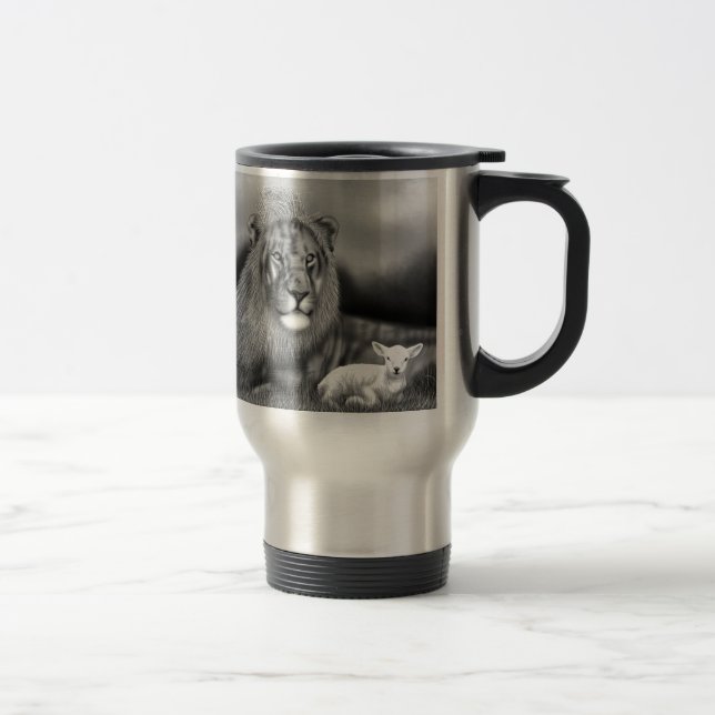 Taza De Viaje León y el cordero (Derecha)
