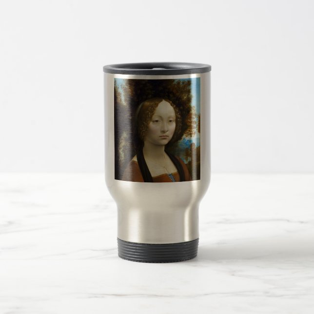 Taza De Viaje Leonardo da Vinci Ginevra de Benci (Centro)