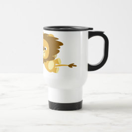 Taza De Viaje Leones Personalizados cortos en un callejón sin sa