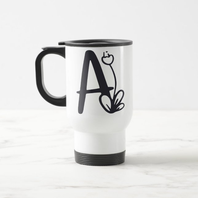 Taza De Viaje Letra A (Izquierda)