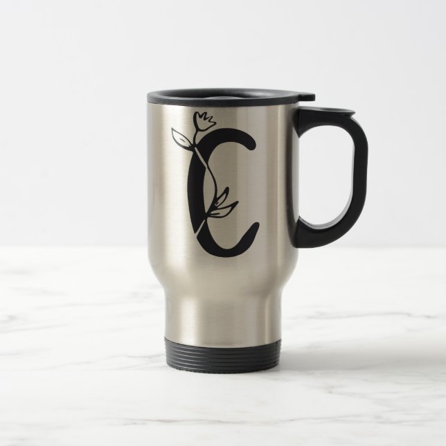 Taza De Viaje Letra C (Derecha)