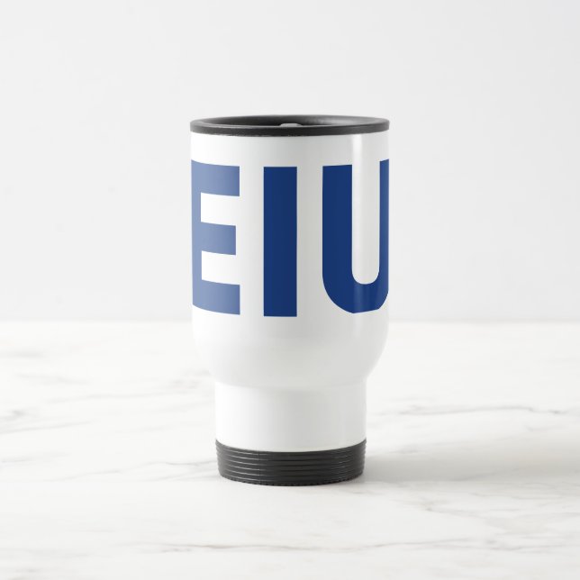 Taza De Viaje Letra de bloque EIU (Centro)