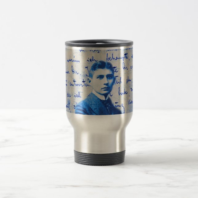 Taza De Viaje Letra de Kafka (Centro)