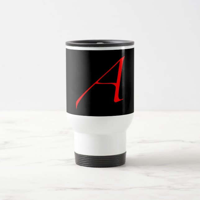 Taza De Viaje Letra escarlata A (para el ateo) (Centro)