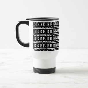 Taza De Viaje Letra monográfica inicial B