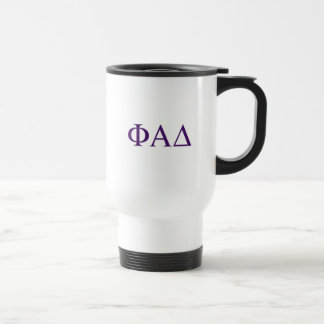 Taza De Viaje Letras griegas de Phi Alpha Delta
