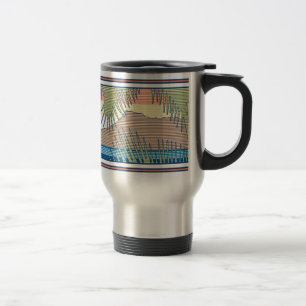Taza De Viaje Letrero de surf hawaiano Ala Moana Diamond Head