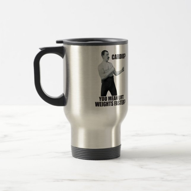 Taza De Viaje - Levante los pesos más rápidamente - hombre (Izquierda)