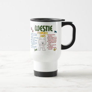 Taza De Viaje Leyes 4 de la propiedad de Westie
