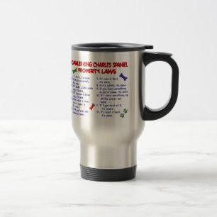 Taza De Viaje Leyes ARROGANTES 2 de la propiedad del PERRO DE