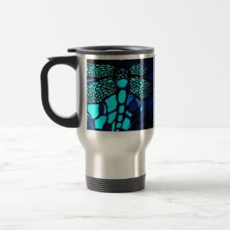 Taza De Viaje libélula de viaje azul