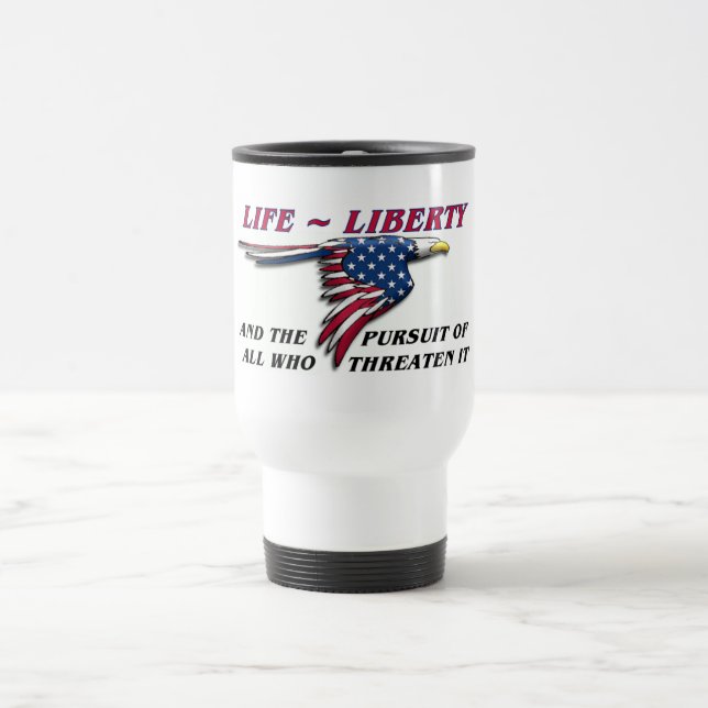 Taza De Viaje Libertad de la vida (Centro)