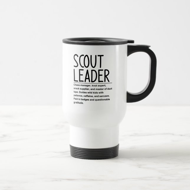 Taza De Viaje Líder de Scout (Derecha)