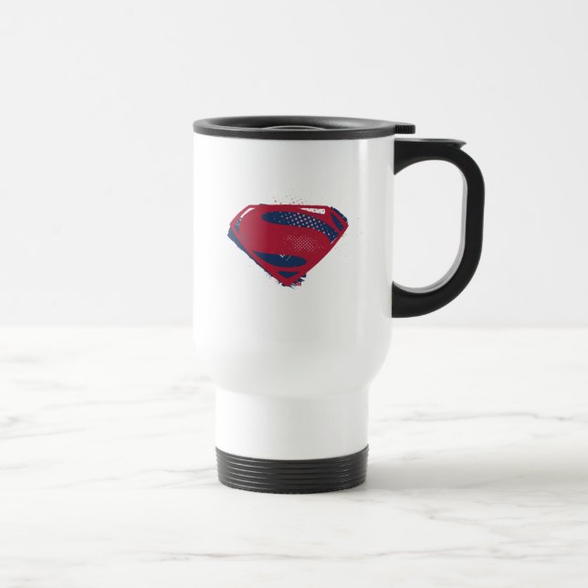 Taza De Viaje Liga de la Justicia | Símbolo de Superman de broch (Derecha)