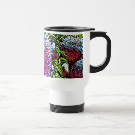 Taza De Viaje Lilac flowers blooming garden