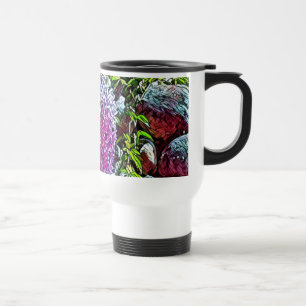 Taza De Viaje Lilac flowers blooming garden