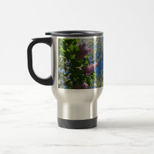 Taza De Viaje Lilacs y flores de cerezo - Viñedo de Martha