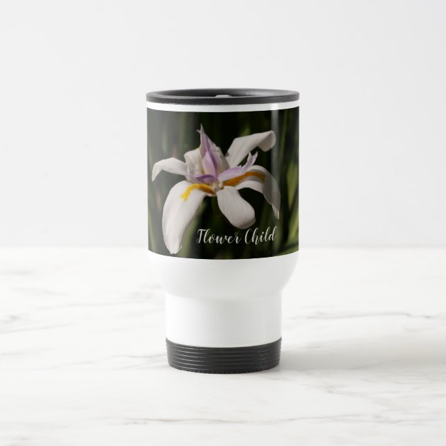 Taza De Viaje Lily Flower Travel Mug (Centro)