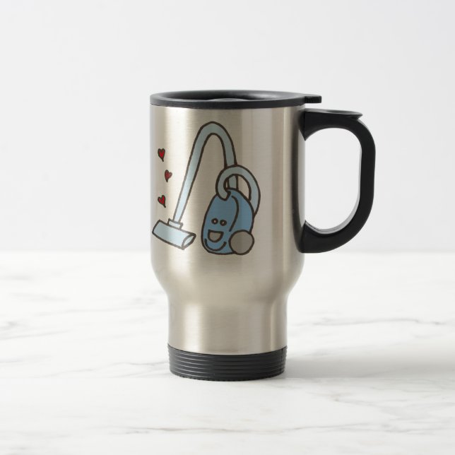 Taza De Viaje Limpiador de vacío con corazón (Derecha)