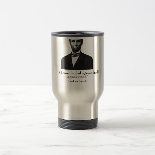 Taza De Viaje Lincoln y cita (Centro)