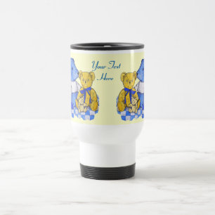 Taza De Viaje linda foto de niños con tres osos viejos