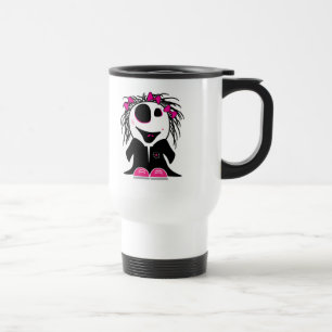 Taza De Viaje linda niña zombie