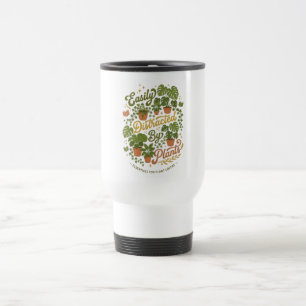 Taza De Viaje Lindo Jardín Fácilmente Distraído por Plantas
