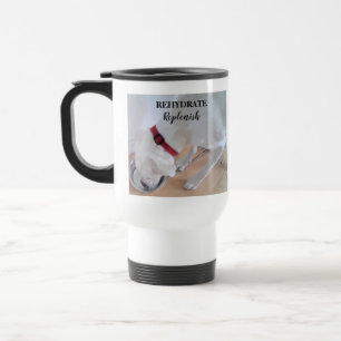 Taza De Viaje Lindo Labrador Blanco Mezcla de Perro Cachorro Beb