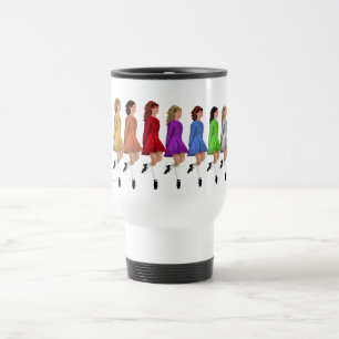 Taza De Viaje Línea Arcoíris