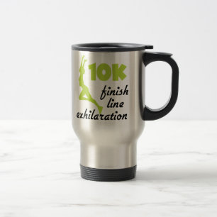 Taza De Viaje Línea de acabado verde de 10.000