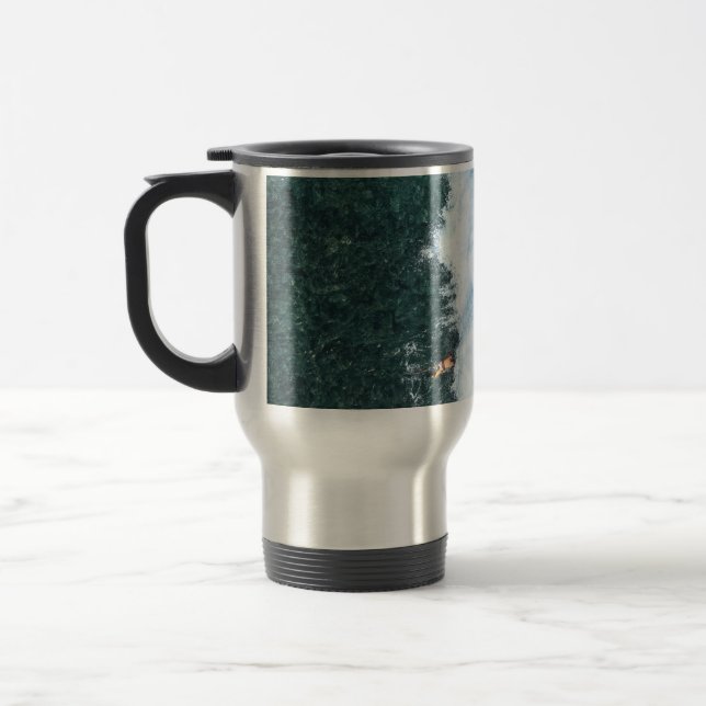 Taza De Viaje línea de onda (Izquierda)