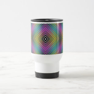Taza De Viaje Líneas de diamante Mug