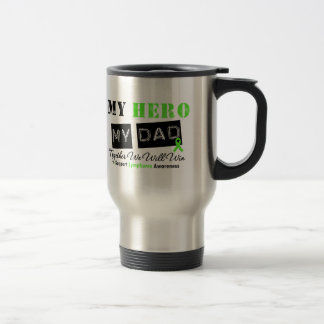 Taza De Viaje LINFOMA mi héroe mi papá que ganaremos