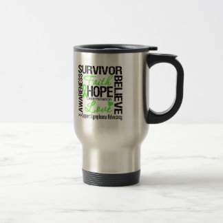 Taza De Viaje Linfoma Supervivientes del Cáncer Motto