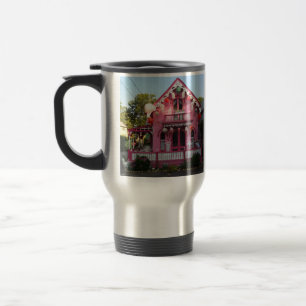 Taza De Viaje Linternas y pan de jengibre rosado - Viñedo de Mar