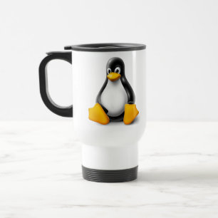 Taza De Viaje Linux Tux el pingüino