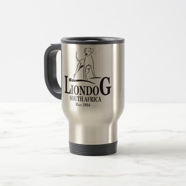 Taza De Viaje Liondog - Rhodesian Ridgeback (Anverso izquierdo)