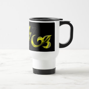 Taza De Viaje Lirio cardíaco arcoiris y mariposa