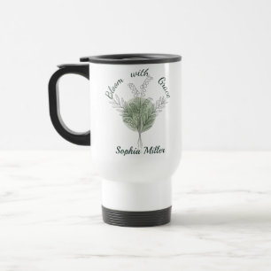 Taza De Viaje Lirio de los valles de mayo personalizado