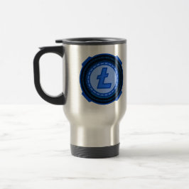 TAZA DE VIAJE LITECOIN DE CRIPTOCURRENCIA