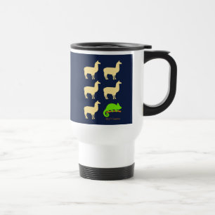 Taza De Viaje Llama Llama Llama Llama Chameleon