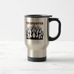 Taza De Viaje Llama tribal del bombero