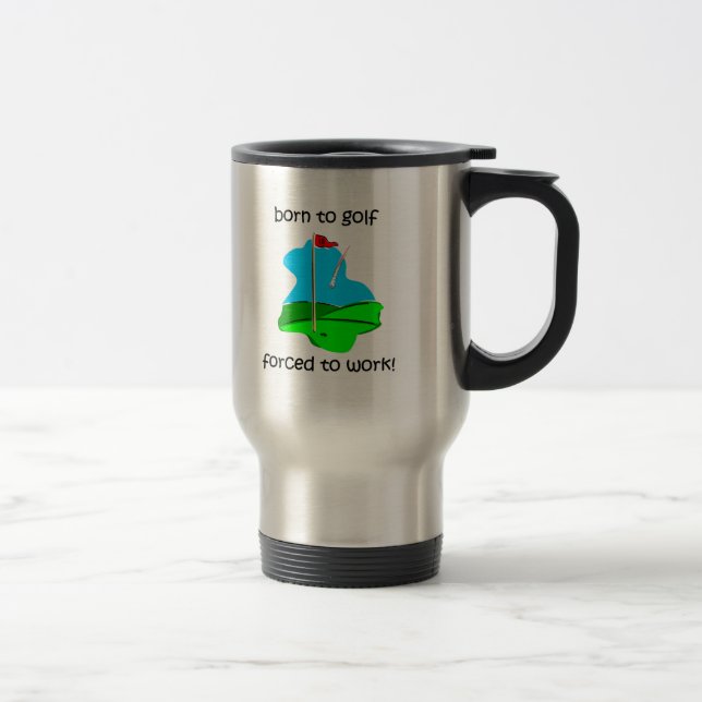 Taza De Viaje llevado golf forzado para trabajar (Derecha)